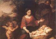Bartolome Esteban Murillo Rest on the Flight into Egypt oil painting picture wholesale